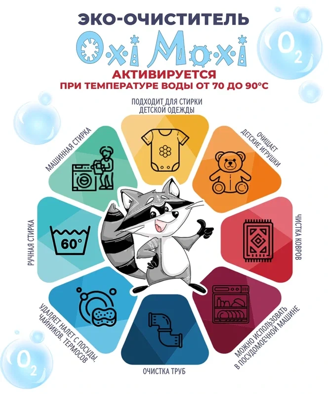 Эко-очиститель Oxi Moxi